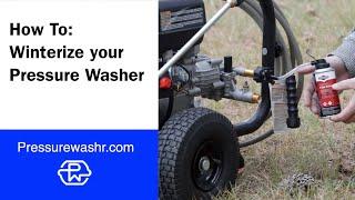 How to Winterize Your Pressure Washer | Pressurewashr.com