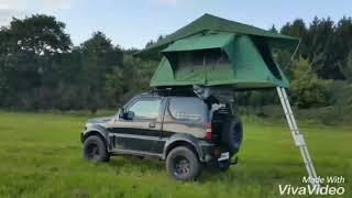 Suzuki Jimny mit primetech Wasteland Dachzelt TheJimnyDiaries