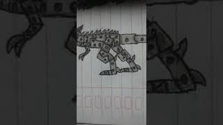 my drawing robot electrosaurus rex!!