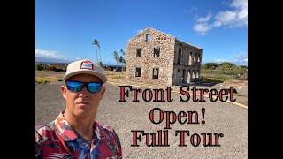 Lahaina Fires Update First Ever Walking Tour on Front Street & Lahaina Town December 31, 2024