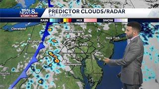 Mostly sunny and warm, rain returns this weekend