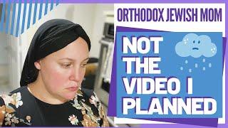 SITTING SHIVA Jewish Mourning | Not the Video I Planned | Orthodox Jewish Mom (Jar of Fireflies)