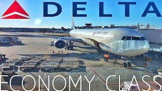 Delta Airlines ECONOMY CLASS London to Atlanta|Boeing 767-400