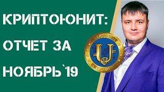 КРИПТОЮНИТ: отчет за Ноябрь 2019 -  вложения и выплаты | Игорь Романенко