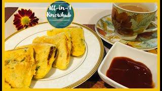 Instant Veg. Sandwich - No Bread I Semolina / Suji Sandwich Without Bread I Breakfast recipe