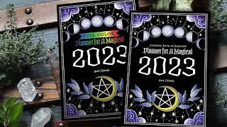 Full Preview! Coloring Book of Shadows: Planner for a Magical 2023