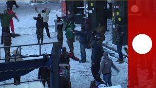 Maidan morning workout: Kiev protesters warm up before day of action