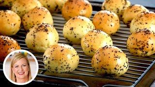Professional Baker Teaches You How To Make BAGEL BITES!