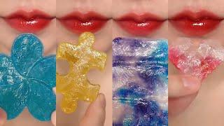 ASMR KOHAKUTO CRYSTAL CANDY EMOJI MUKBANG 코하쿠토 이모티콘 먹방