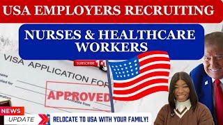 FREE VISA SPONSORSHIP JOBS FOR NURSES & HEALTHCARE WORKERS IN USA 