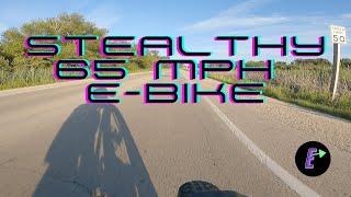 3kw Stealthy Fat Tire E-Bike | 65 mph High Speed E-Bike | Top Fastest E-Bikes