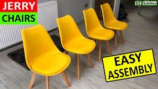 How to Assemble Jerry Chairs - How to build Jerry Dining Room Chairs