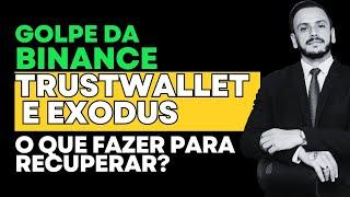 Golpe da Binance, TrustWallet ou Exodus: O que fazer pra recuperar? Como notificar corretamente!