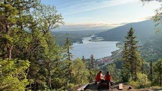 Virtual hike in 4K for treadmill: Åre, Sweden. Totthummeln with amazing views