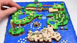 Making The World Map From Super Mario World - Polymer Clay Tutorial - Colab With AdasAtelier