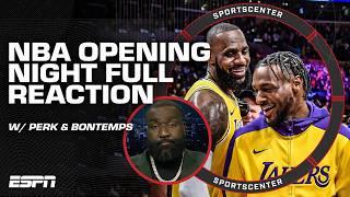 Kendrick Perkins' REACTION to LeBron & Bronny together + The Celtics' 29 3-pointers  | SportsCenter