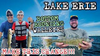 TRY THIS SIMPLE CHANGE TO CATCH MORE FISH - Modifying Worm Harnesses for Walleye!!! (Lake Erie)