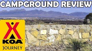 Las Cruces KOA Campground Review and Tour (RV Living Full Time)