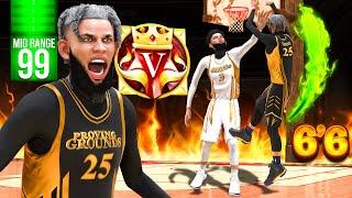 LEGEND 6'6 ISO GUARD + 99 MID RANGE is a SECRET CHEATCODE on NBA 2K25! BEST POINT GUARD BUILD!