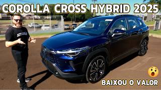 COROLLA CROSS XRX HYBRID 2025 - Baixou o Valor e Mais Equipado!