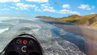 Surfing the Coast of New Zealand by Sailplane