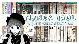 manga haul + shelf organization | 60+ VOLUMES