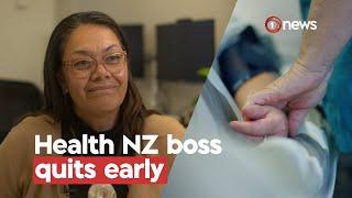 Why Health NZ's CEO is stepping down early | 1News on TVNZ+