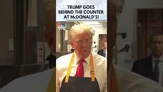 Donald Trump Dishes Out Fries At McDonald's, Then Disses Kamala! | 2024 Elections | N18S