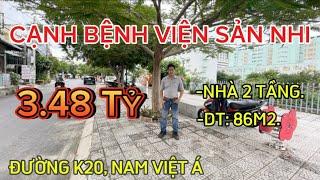 Nhà Phố Ngũ Hành Sơn, Đà Nẵng (T10)| Nhà 2 Tầng, cạnh Bệnh Viện Sản Nhi, DT: 86m2, 3pn chỉ 3.48 tỷ