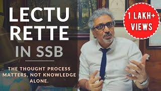 Ssb interview ||secret of lecturette|| thought process is more important