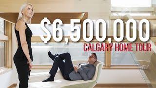 Inside a $6.5 MILLION Luxury Home in Calgary! - Million Dollar Tours Ep.1