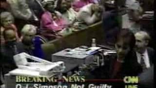 OJ Simpson Verdict CNN Coverage 1995