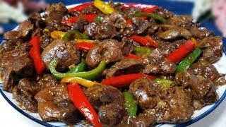 ONCE YOU DO THIS, YOU WILL NEVER BUY CHICKEN GIZZARDS & LIVER FROM RESTAURANT! Super Yummy!!!