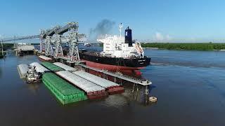 ADM Shiploader Dock First Vessel