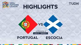 HIGHLIGHTS - Portugal vs Escocia | UEFA Nations League 2024 | TUDN