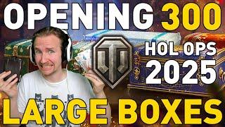 Opening 300 Large Boxes! Holiday Ops 2025 in World of Tanks!