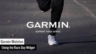 Support: Using the Race Day Widget