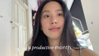 a productive month in Singapore | mostly 9-6 working, eating and running