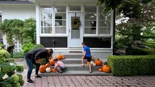 Dressing Up the Hartley Pots & Back Porch Stairs for Fall!  // Garden Answer