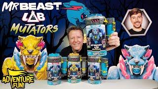 MrBeast Lab Mutators! Mutation Chamber Stealth, Iconic, Metallic & Gold Panthers Toy Review!