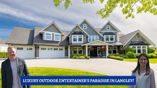 LUXURY OUTDOOR ENTERTAINER'S PARADISE IN LANGLEY!