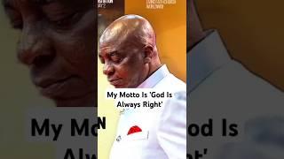 My Confidence Is What He Does Not Give Me, He Considers It Hurtful For Me - Bishop David Oyedepo