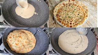 Liquid Dough Paratha Recipe | No Kneading No Rolling Paratha | Easy Breakfast Recipe