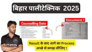 bihar polytechnic exam 2025 counselling date|document verification|bihar polytechnic 2025 document|