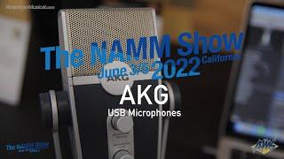 NAMM 2022 - AKG USB Microphones - AmericanMusical.com