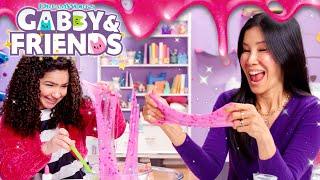 Gabby Makes Colorful MerCat SLIME with Lisa Ling!  | GABBY & FRIENDS