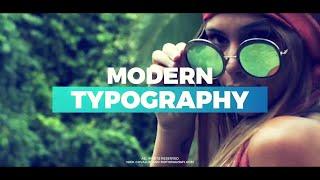 Fast Typography After Effects Templates