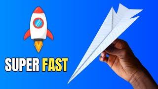 How to Make Rocket Paper Airplane (BEST METHOD)