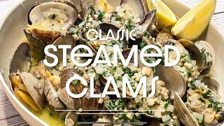 White Wine & Garlic Steamed Clams