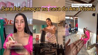 Sara Kellen foi almoçar na casa da Ana Vitória